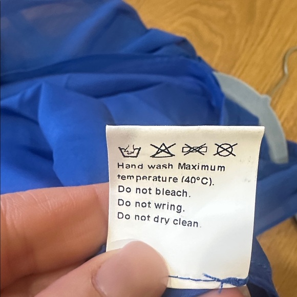 Fehaute SIZE 6 Elegant Blue Dress EXCELLENT CONDITION - Picture 7 of 7